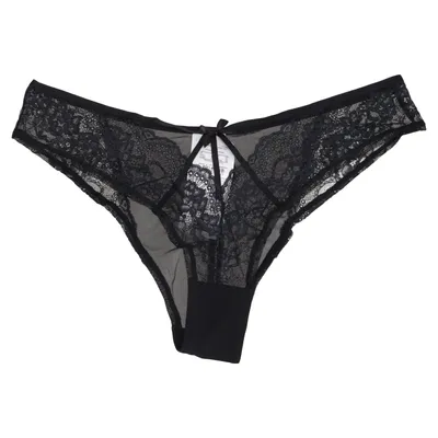 Panties (Black) from Hunkemöller Cotton, Elastane, Polyamide