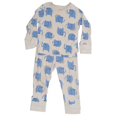Pajamas (Beige, Blue) from Minories Cotton, Elastane