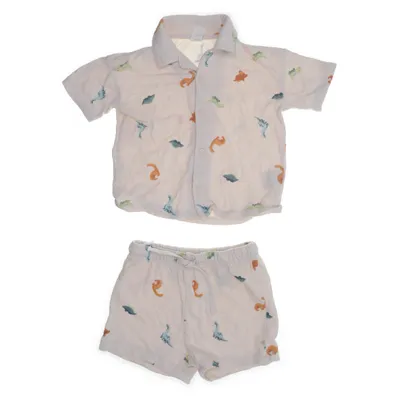 Pyjamas (Beige, Flerfärgad) från H&M Bomull