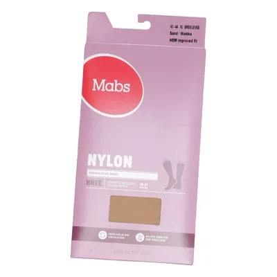 Compression socks (Nylon Knee) from Mabs Elastane, Polyamide
