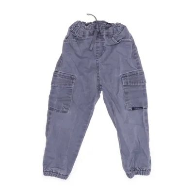 Cargo broek (Grijs) van Name It Katoen, Elastaan