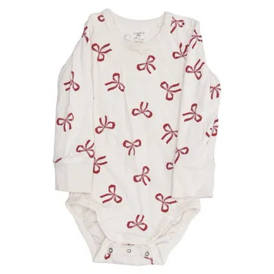 Body (Blanc, Rouge) de Lindex Baby Coton, Élasthane