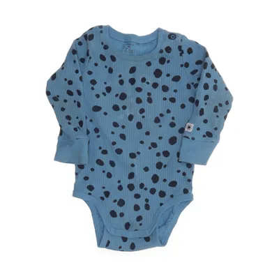 Body (Blå, Svart) från Lindex Baby Bomull, Elastan