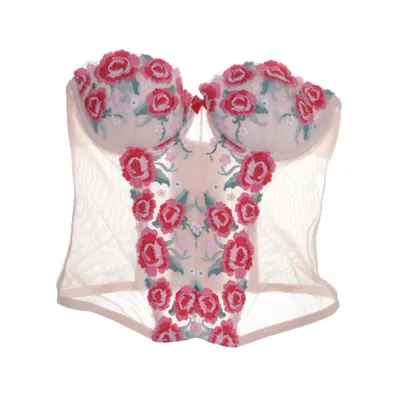 Bustier (Beige, Röd, Rosa, Grön, Vit)