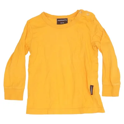 Långärmad t-shirt (Gul) från Maxomorra Ekologisk bomull