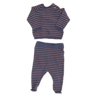 Set (Blauw, Oranje) van Impidimpi Katoen