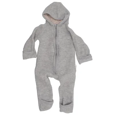 Outdoor Overall (Grau) von Hofbrucker Merinowolle, Bio-Baumwolle