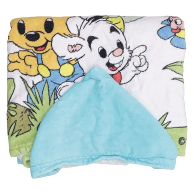 Cape de bain (Bleu, Blanc, Vert) Coton
