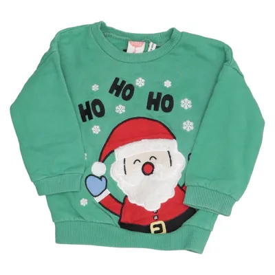 Julesweater (Grøn, Flerfarvet) fra Koton Baby Bomuld