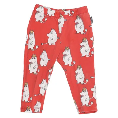 Joggingbroek (Rood, Wit) van Moomin by Lindex Katoen, Elastaan