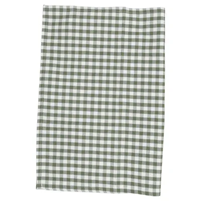 Geschirrhandtuch (Grün, Weiß) von Mio Recycelte Baumwolle, Recyceltes Polyester