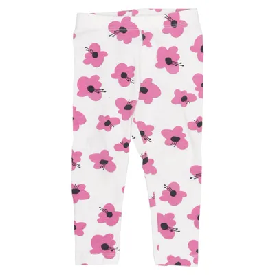 Leggings (White, Pink) from Sweetie Cotton, Elastane