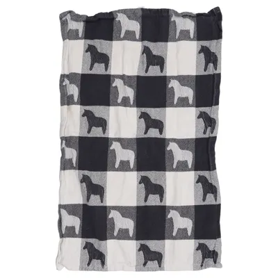 Keukenhanddoek (Zwart, Wit) van Classic Textile of Sweden Katoen