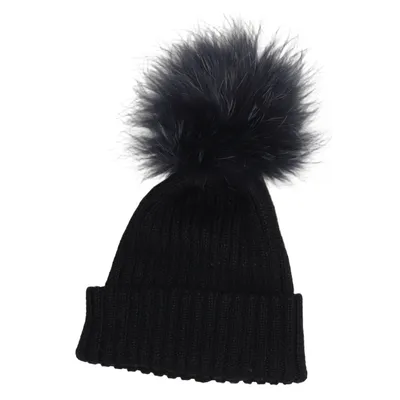 Bobble hat (Black) from Alvaro Acrylic, Wool