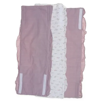 Coussin de poussette (Blanc, Rose)