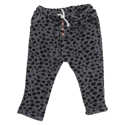 Pants (Gray, Black) from Zara BabyGirl Cotton, Elastane, Polyester