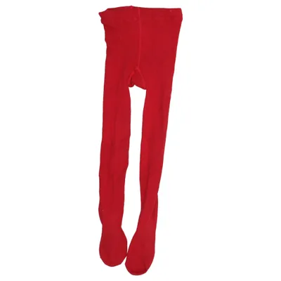 Collants polaires (Rouge) de Lindex Coton, Élasthane, Polyester