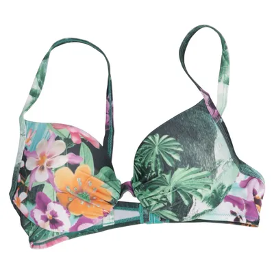 Bikiniöverdel (Svart, Grön, Flerfärgad) från Femilet Elastan, Polyester