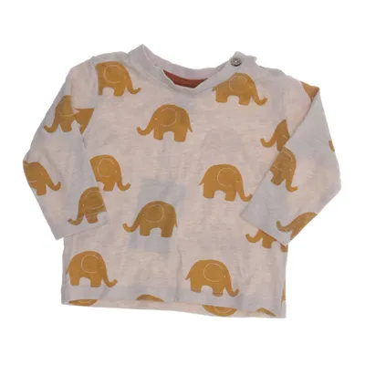 Långärmad t-shirt (Beige, Gul) från Alana Bomull