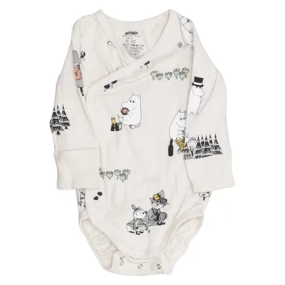Romper (Wit, Meerkleurig) van Moomin by Lindex Katoen, Elastaan