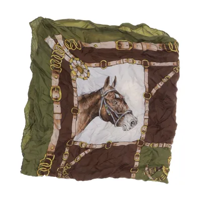 Scarf (Grön, Flerfärgad) från Kreier