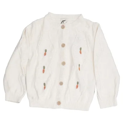 Cardigan (White) from Buddy and Hope Cotton