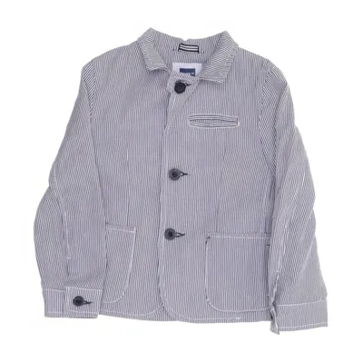 Blazer (White, Blue) from Paper Moon Cotton, Elastane