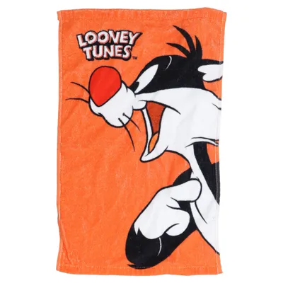 Serviette (Orange, Multicolore) de Looney Tunes Coton