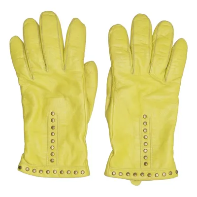 Leather gloves (Green) from Gaucho Leather, Wool