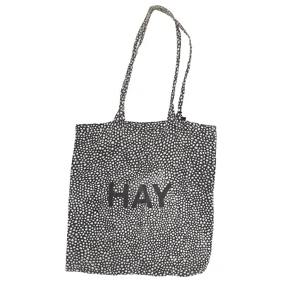 Canvas bag (Black, White) from HAY