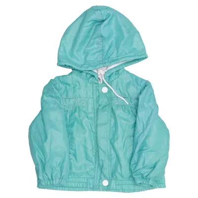 Rain jacket (Green) from Izod Lacoste Cotton, Polyamide