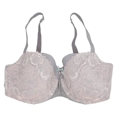 Bra (Gray) from Britney Spears Elastane, Polyamide
