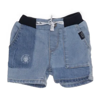 Denim shorts (Blauw) van IKKS Katoen, Elastaan