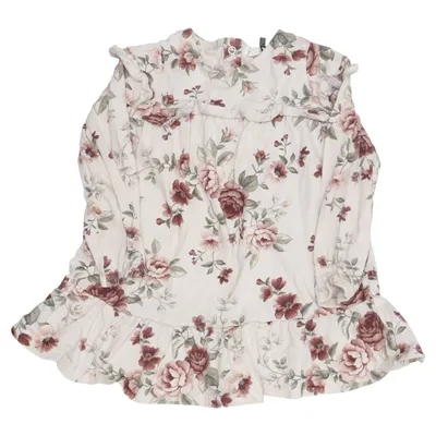 Dress (Beige, Multicolored) from Newbie by KappAhl Cotton