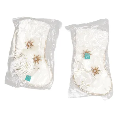 Christmas stocking (White, Gold) from IB Laursen