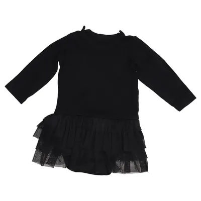 Dress (Black) from The Tiny Universe Cotton, Elastane