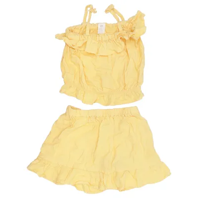 Set (Gul) från H&M Linne, Viskos