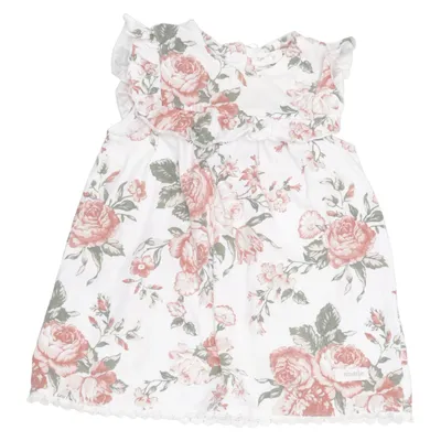 Dress (White, Pink, Green) from Newbie by KappAhl Cotton