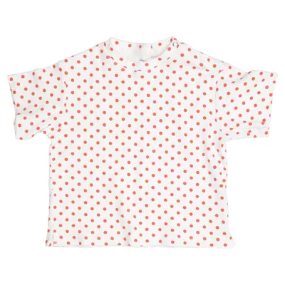 T-shirt (White, Red) from Arket Cotton, Elastane