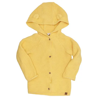 Cardigan (Jaune) de Topomini Coton biologique