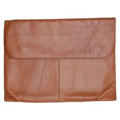 Laptop case (Brown) from Still Nordic Cotton, Leather