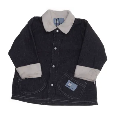 Foret Jeansjakke (Blå, Beige) fra Bondi Bomuld, Elastan, Polyester
