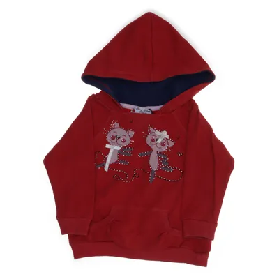 Huvtröja (Röd) från Newborn Bomull, Elastan