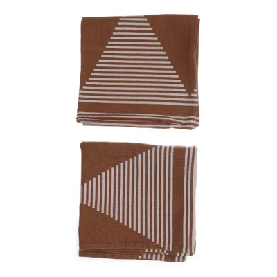 Kuddfodral (Brun, Vit) från H&M Home Bomull