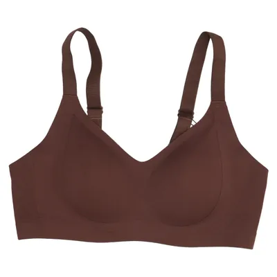 Bralette (Bruin) van Creamy Fabrics Elastaan, Polyamide