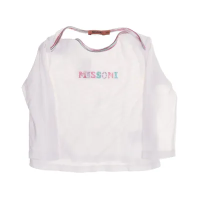 Langærmet t-shirt (Hvid, Flerfarvet) fra Missoni