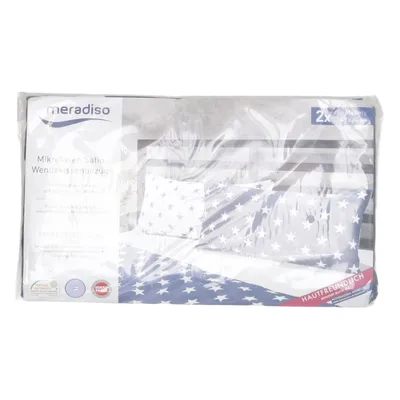Taie d'oreiller (Bleu, Blanc) de Meradiso