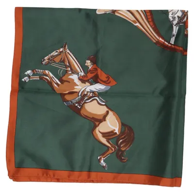 Halstuch (Grün, Orange, Weiß) von Texturé Polyester