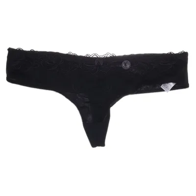 Thongs (Black) from Hunkemöller Elastane, Polyamide, Polyester