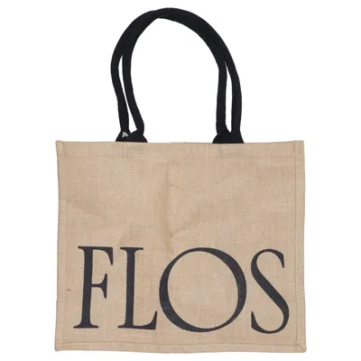 Canvas bag (Beige, Black) from Flos